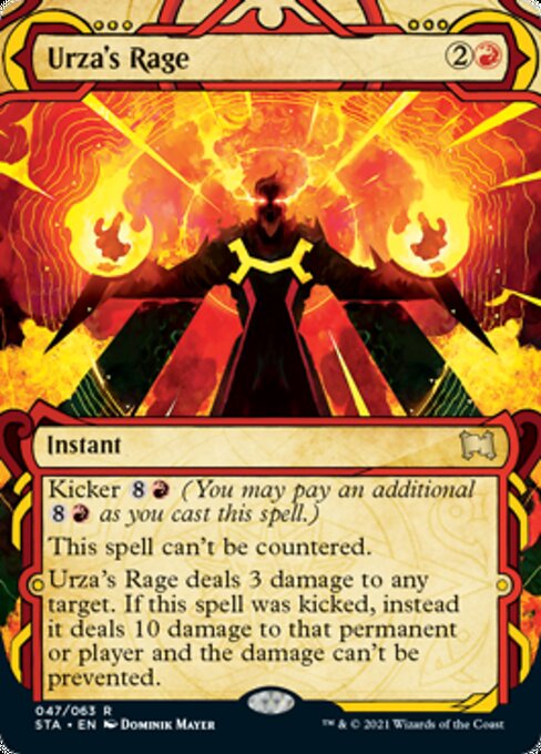 Urza's Rage (Foil Etched) (Strixhaven Mystical Archive) Near Mint Foil