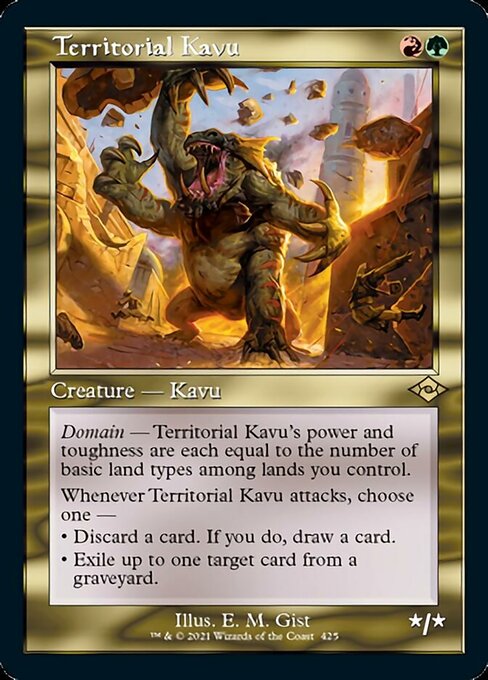 Territorial Kavu (Retro Frame) (Modern Horizons 2) Medium Play