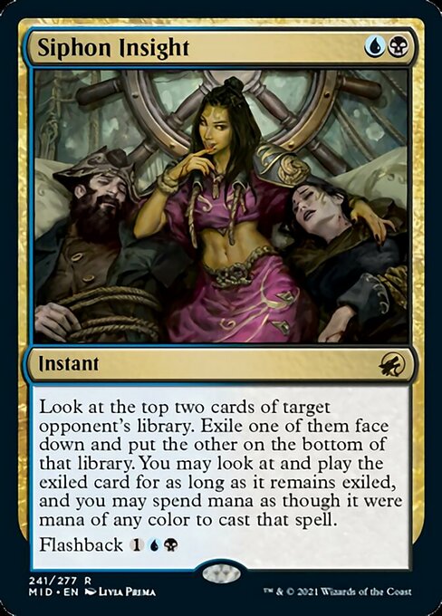 Siphon Insight (Innistrad: Midnight Hunt) Medium Play