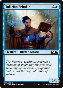 Tolarian Scholar (Magic 2019 Core Set) Near Mint