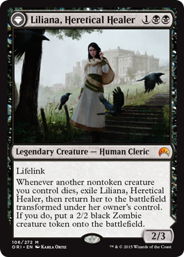 Liliana, Heretical Healer (Liliana, Defiant Necromancer) (Magic Origins) Near Mint