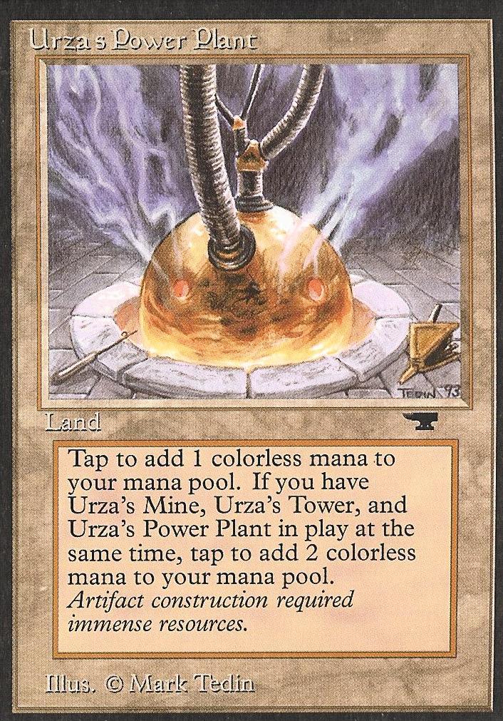 Urza's Power Plant (Sphere) (Antiquities) Heavy Play