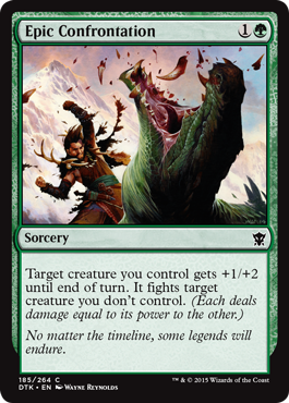 Epic Confrontation (Dragons of Tarkir) Medium Play