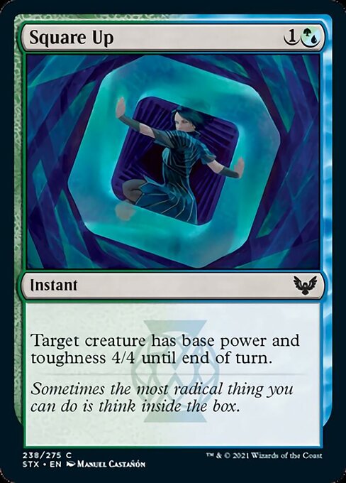 Square Up (Strixhaven) Near Mint Foil