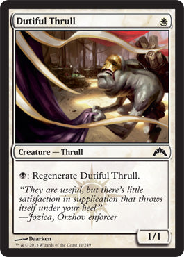 Dutiful Thrull (Gatecrash) Medium Play