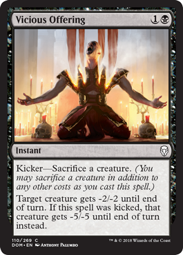 Vicious Offering (Dominaria) Near Mint
