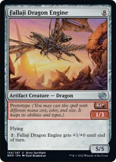 Fallaji Dragon Engine (The Brothers' War) Near Mint Foil