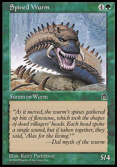 Spined Wurm (Stronghold) Near Mint