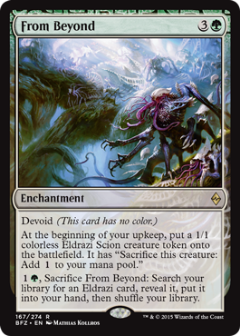 From Beyond (Battle for Zendikar) Light Play