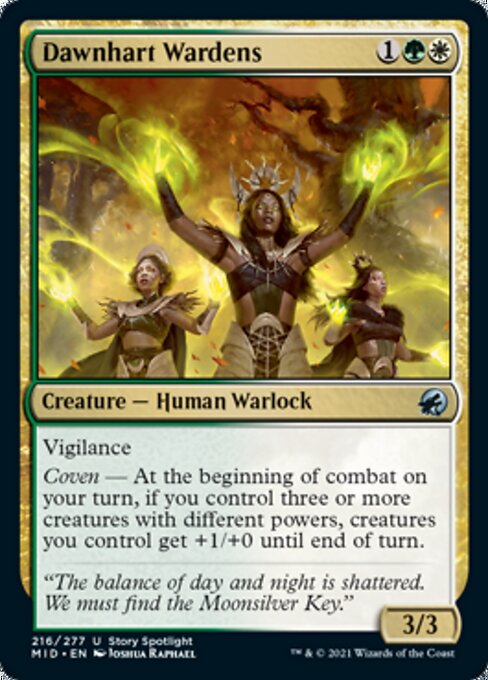 Dawnhart Wardens (Innistrad: Midnight Hunt) Near Mint