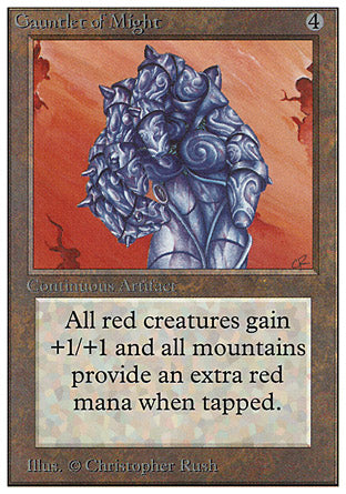 Gauntlet of Might (Unlimited) Heavy Play