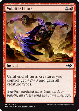 Volatile Claws (Modern Horizons) Near Mint
