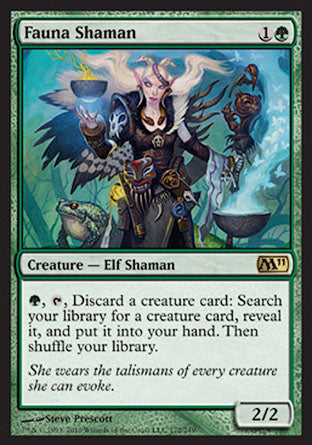 Fauna Shaman (Magic 2011 Core Set) Medium Play