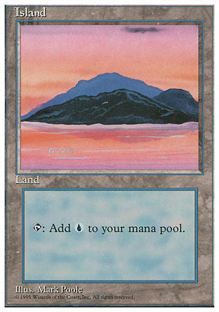 Island C (4th Edition) Heavy Play