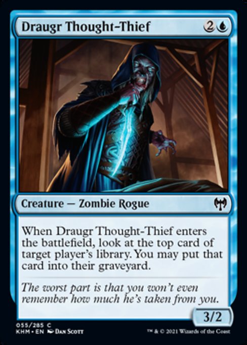 Draugr Thought-Thief (Kaldheim) Near Mint Foil