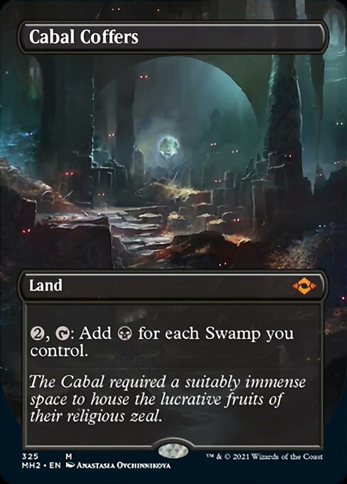 Cabal Coffers (Borderless) (Modern Horizons 2) Near Mint