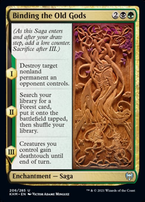 Binding the Old Gods (Kaldheim) Near Mint Foil