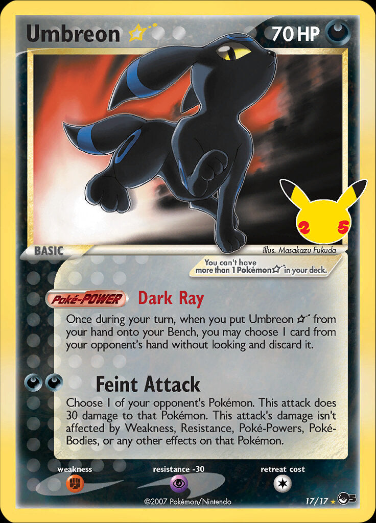 Umbreon Star (17/17) [SWSH: Celebrations Classic Collection]