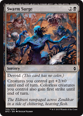 Swarm Surge (Battle for Zendikar) Light Play