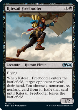 Kitesail Freebooter (Magic 2021 Core Set) Medium Play