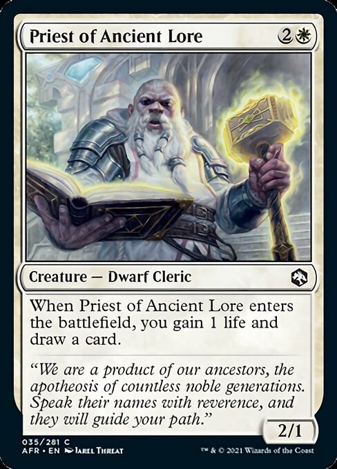 Priest of Ancient Lore (Adventures in the Forgotten Realms) Near Mint