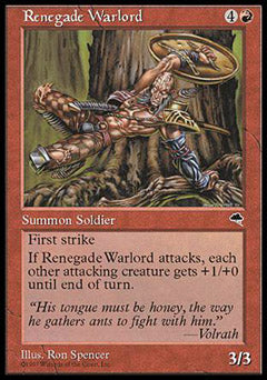 Renegade Warlord (Tempest) Medium Play