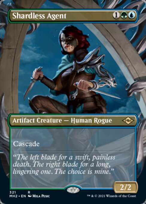 Shardless Agent (Borderless) (Modern Horizons 2) Near Mint Foil