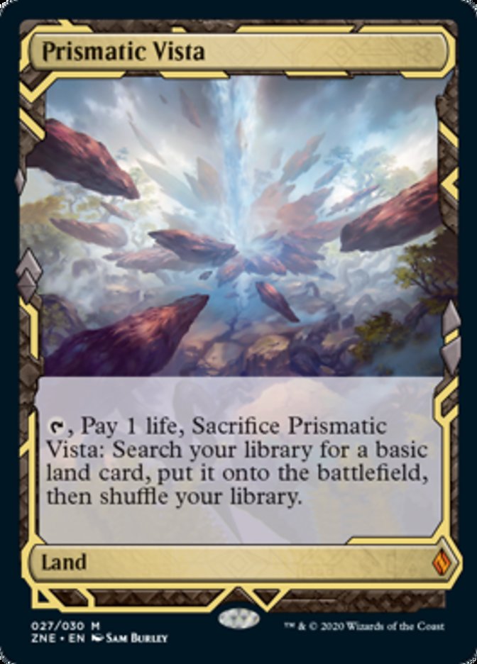 Prismatic Vista (Zendikar Rising Expeditions) Near Mint Foil