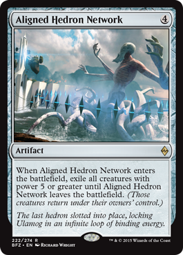 Aligned Hedron Network (Battle for Zendikar) Light Play Foil