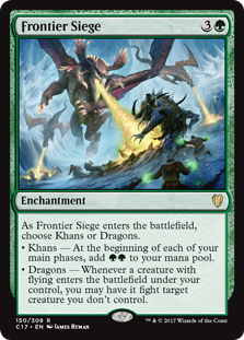 Frontier Siege (Commander 2017) Light Play