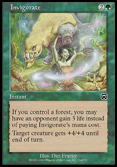 Invigorate (Mercadian Masques) Medium Play