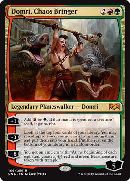 Domri, Chaos Bringer (Ravnica Allegiance) Near Mint