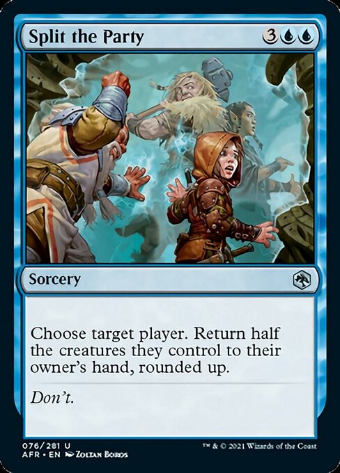 Split the Party (Adventures in the Forgotten Realms) Near Mint Foil
