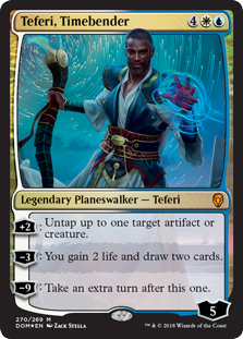 Teferi, Timebender (Dominaria) Medium Play Foil