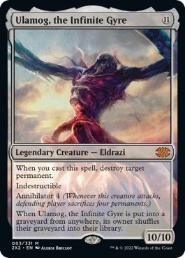 Ulamog, the Infinite Gyre (Double Masters 2022) Near Mint