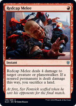 Redcap Melee (Throne of Eldraine) Light Play Foil