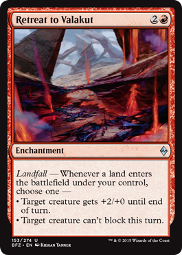 Retreat to Valakut (Battle for Zendikar) Near Mint
