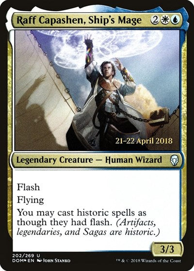 Raff Capashen, Ship's Mage (Promos: Prerelease Cards) Near Mint Foil