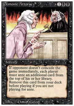 Demonic Attorney (Revised) Medium Play