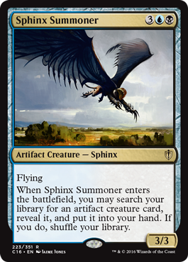 Sphinx Summoner (Commander 2016 Edition) Light Play