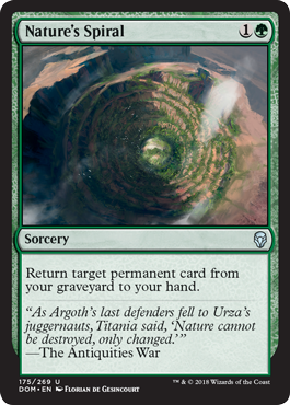 Nature's Spiral (Dominaria) Medium Play