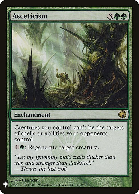 Asceticism (Mystery Booster) Near Mint
