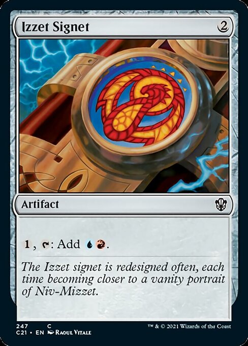 Izzet Signet (Commander 2021 Strixhaven) Near Mint