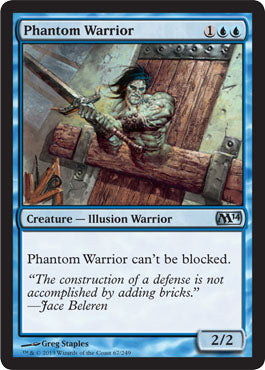 Phantom Warrior (Magic 2014 Core Set) Near Mint