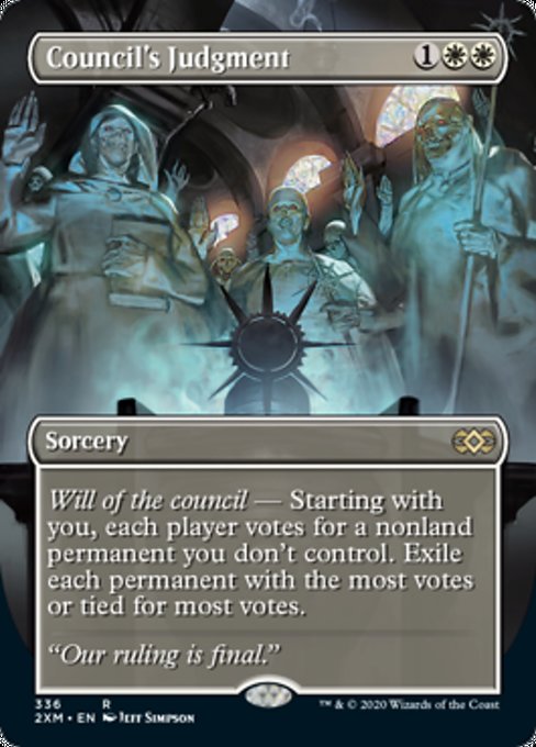 Council's Judgment (Borderless) (Double Masters) Near Mint