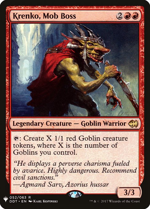 Krenko, Mob Boss (Mystery Booster) Near Mint