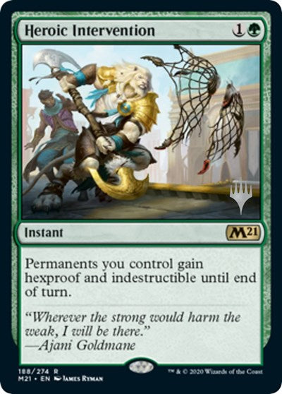 Heroic Intervention (Promo Pack: Core Set 2021) Near Mint Foil