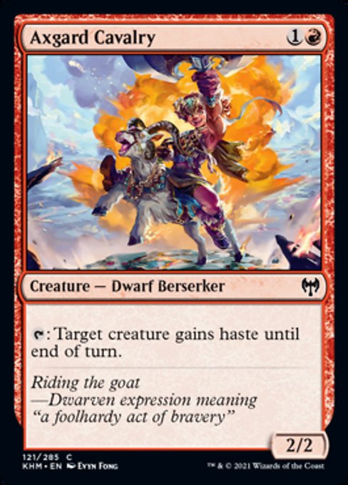 Axgard Cavalry (Kaldheim) Near Mint Foil