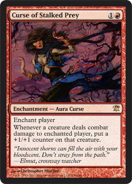 Curse of Stalked Prey (Innistrad) Light Play Foil
