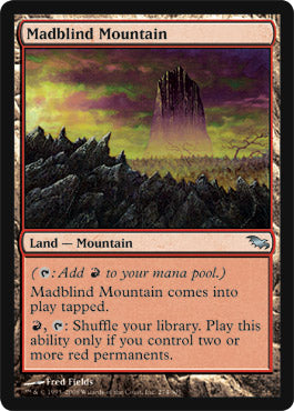 Madblind Mountain (Shadowmoor) Medium Play Foil